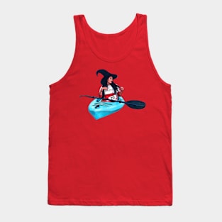 Paddleboarding Witch Tank Top